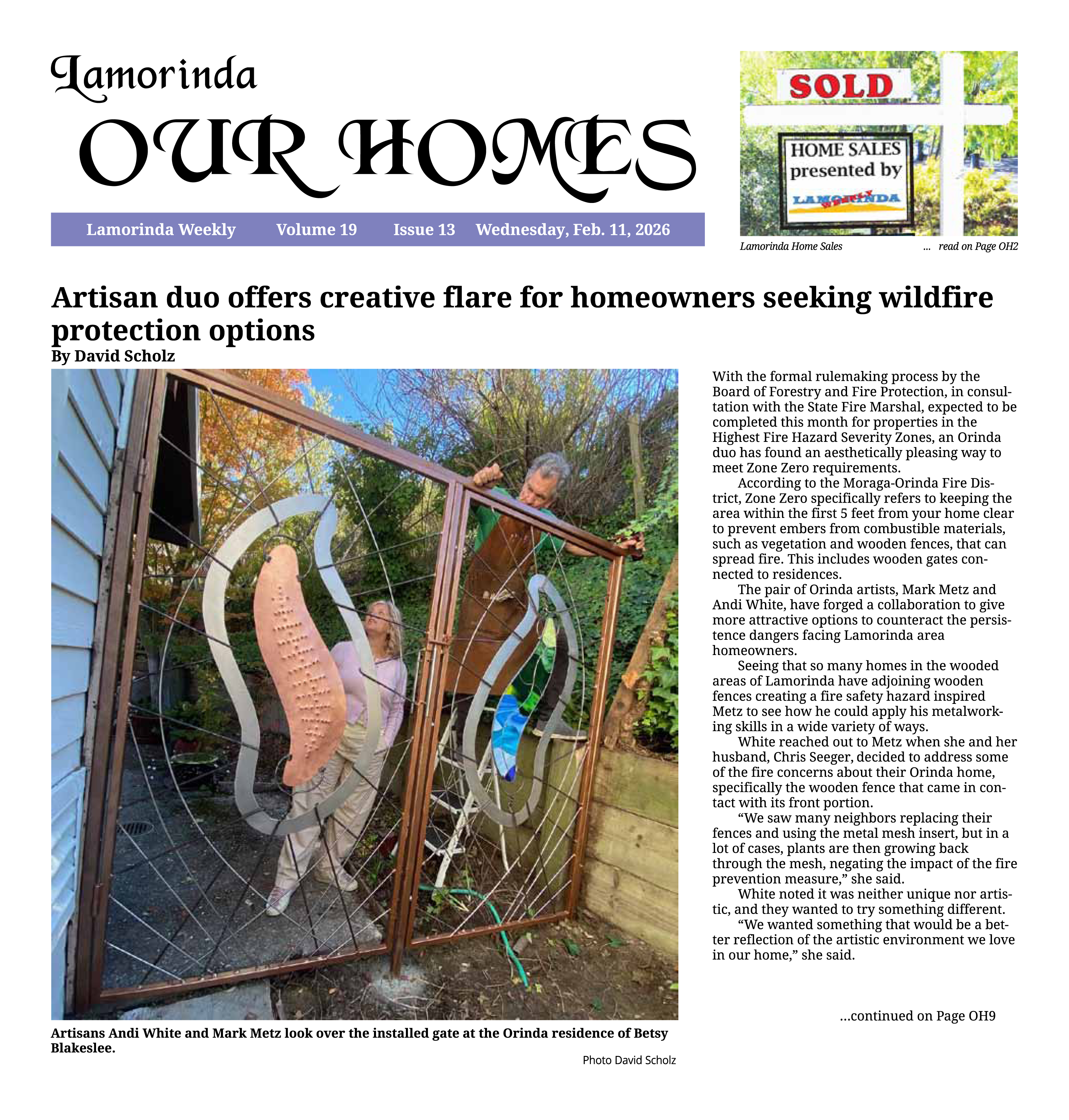 Our Homes cover