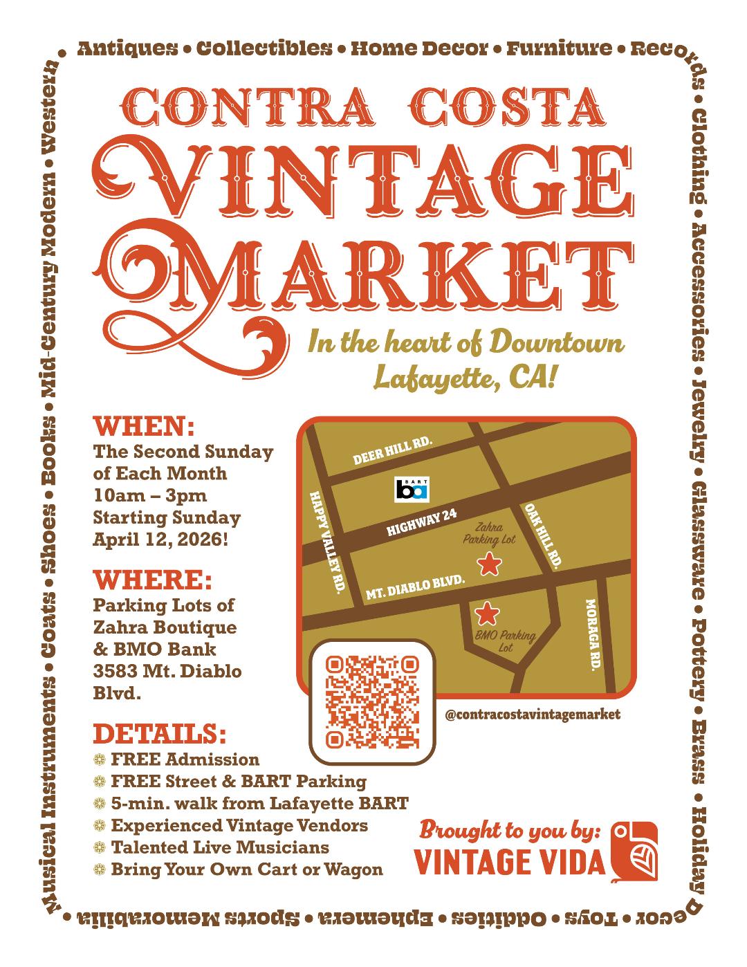 Vintage Market in Lafayette starts April 12. 