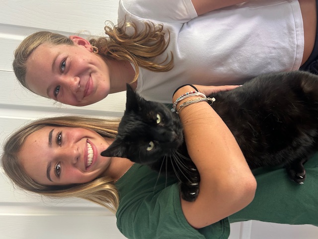 Teagan Devinger and Marie Austin