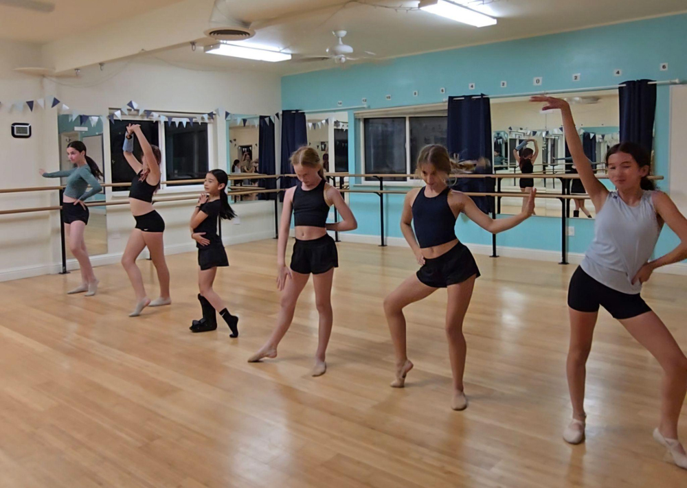 Students rehearse at new Lafayette dance studio.