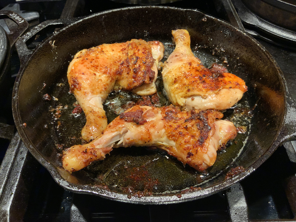 Crispy, flavorful Chicken Confit