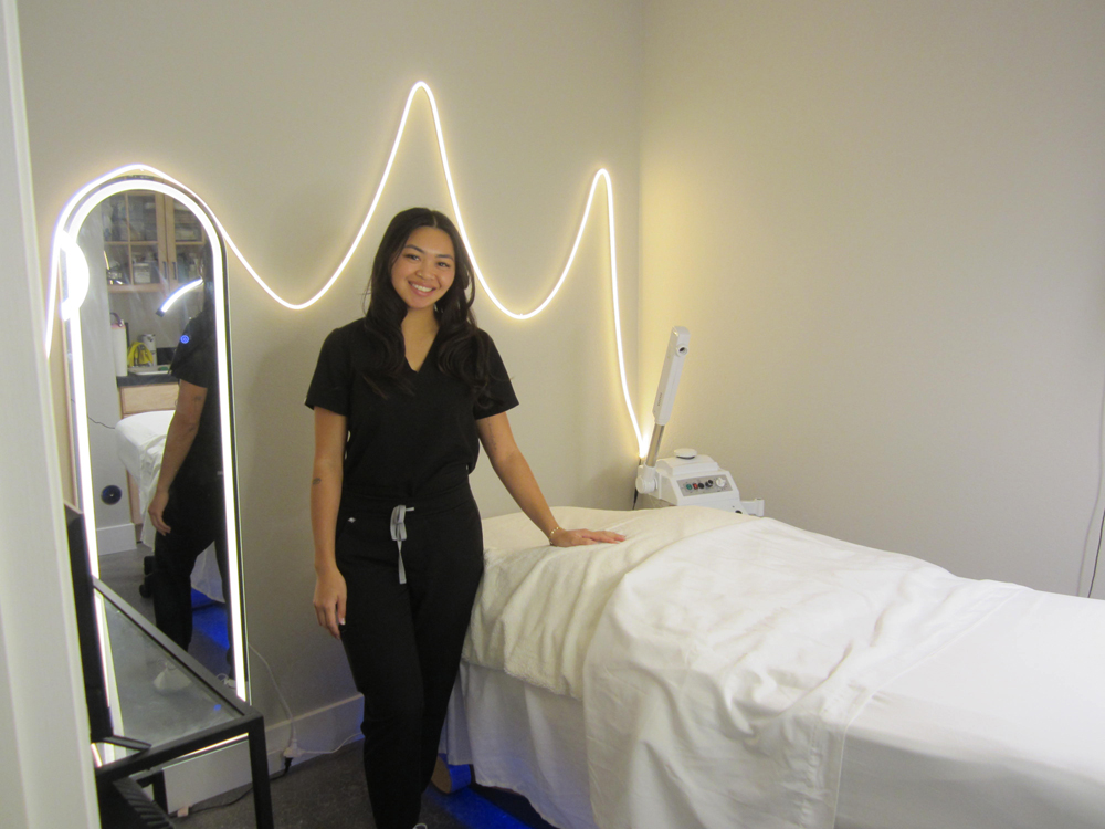 Camille Bayani, owner of BEING Hair and Skin Studio