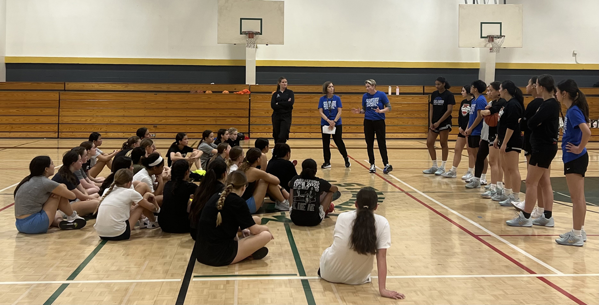 Middle School basketball players from across the East Bay attend Acalanes clinic on Feb. 5.