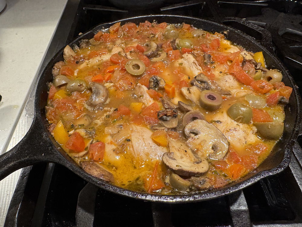 Springtime Chicken Cacciatore – a seasonal twist on a classic Italian dish