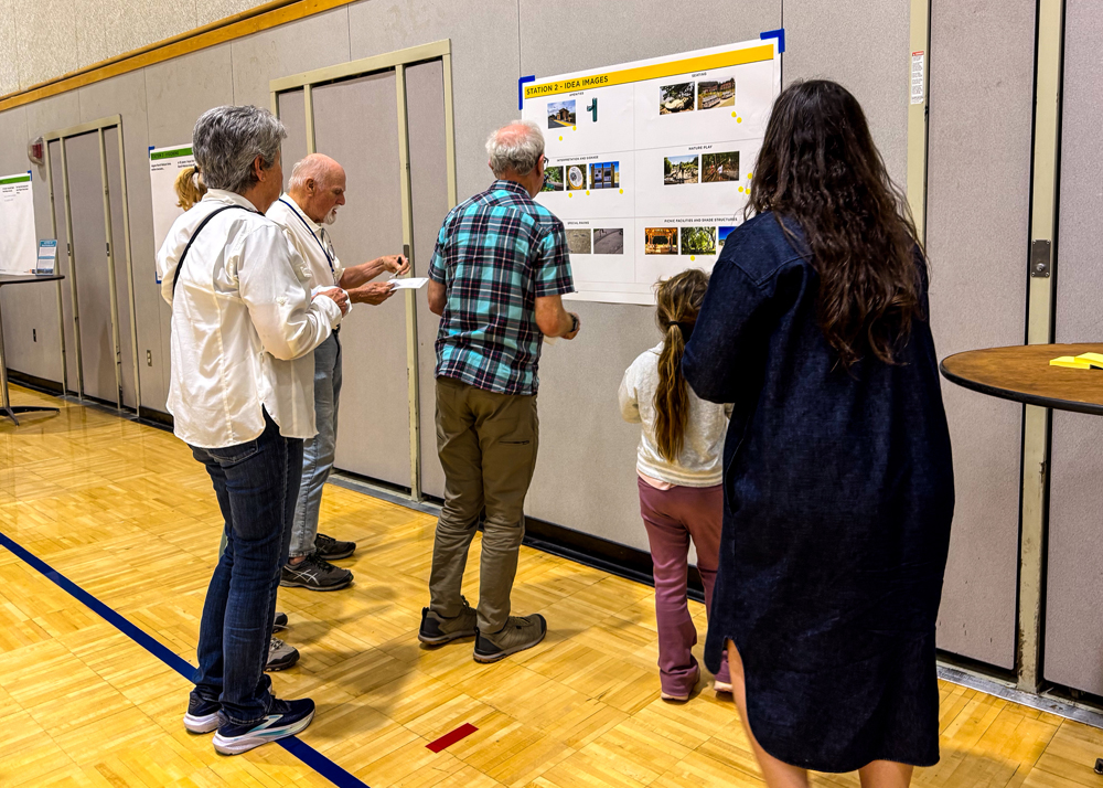 Community members offer comments on proposed plans for Wagner Ranch Nature Area.