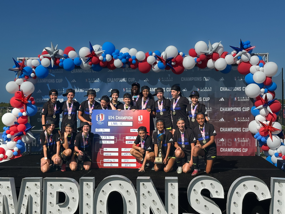 Lamorinda SC girls 14U team wins national championship
