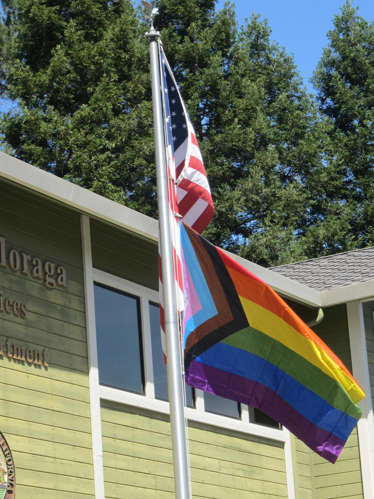 Pride Flag to fly outside of Town offices throughout June.