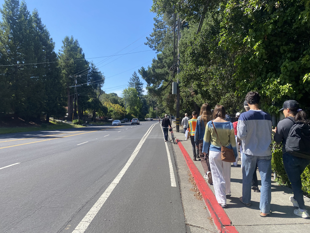 Livable Moraga Walking Tour along the half-mile corridor