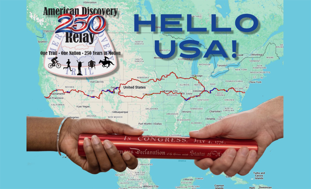Coast-to-Coast relay crosses through Lamorinda, celebrating country’s 250th anniversary