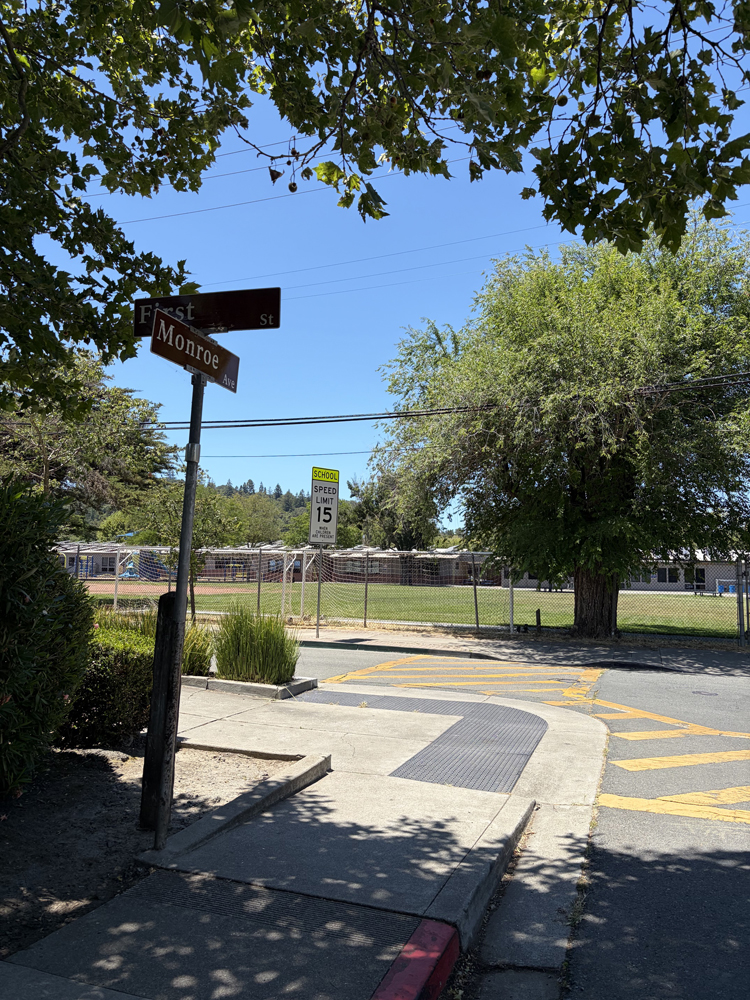 Funding for a crossing guard at First Street and Monroe near the back of Lafayette Elementary School was approved by the city council, as well as one at Springhill and Reliez.