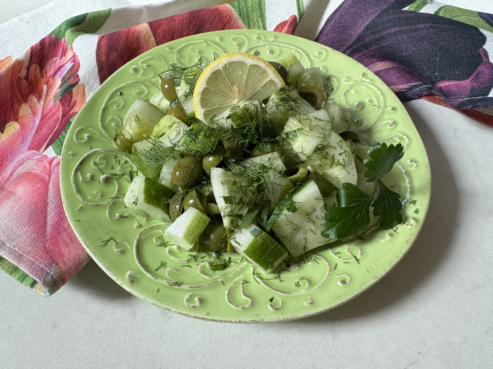 Cucumber & Olive Salad