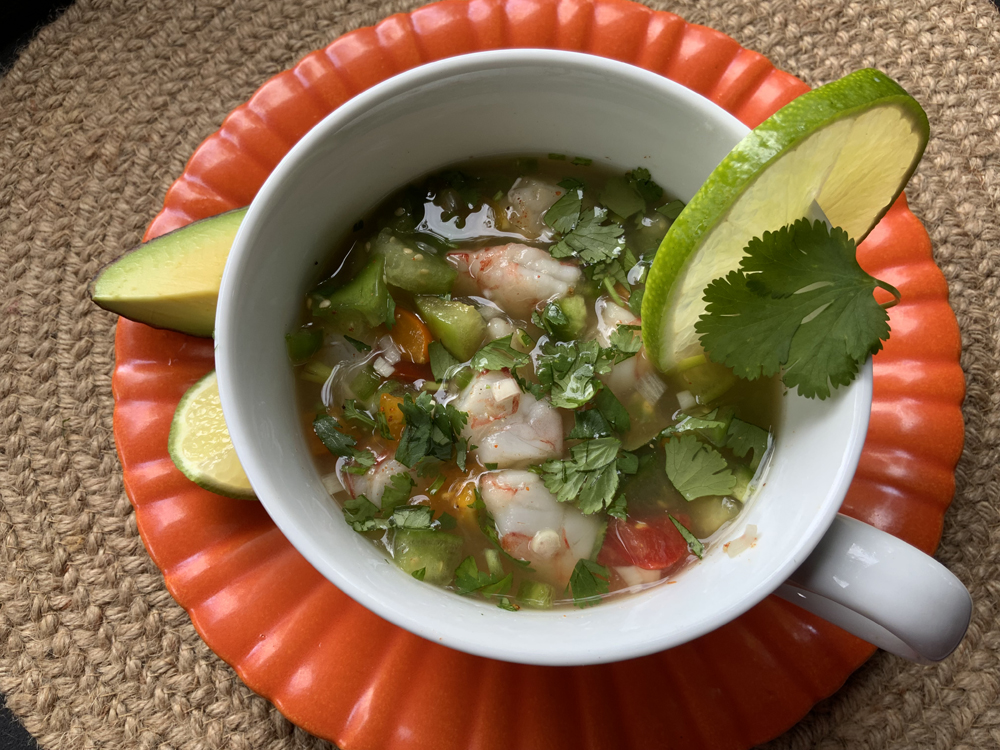 Fresh and tangy Shrimp Ceviche, the perfect dish for summer