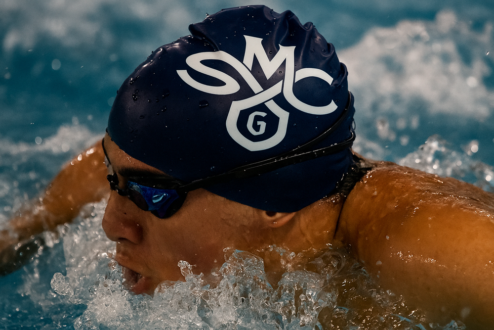 Saint Mary's swimmer